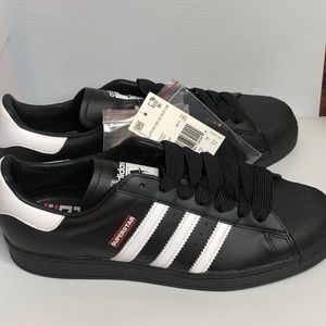 Adidas Superstar 50 Men’s Size10 Run DMC Black & White Sneakers